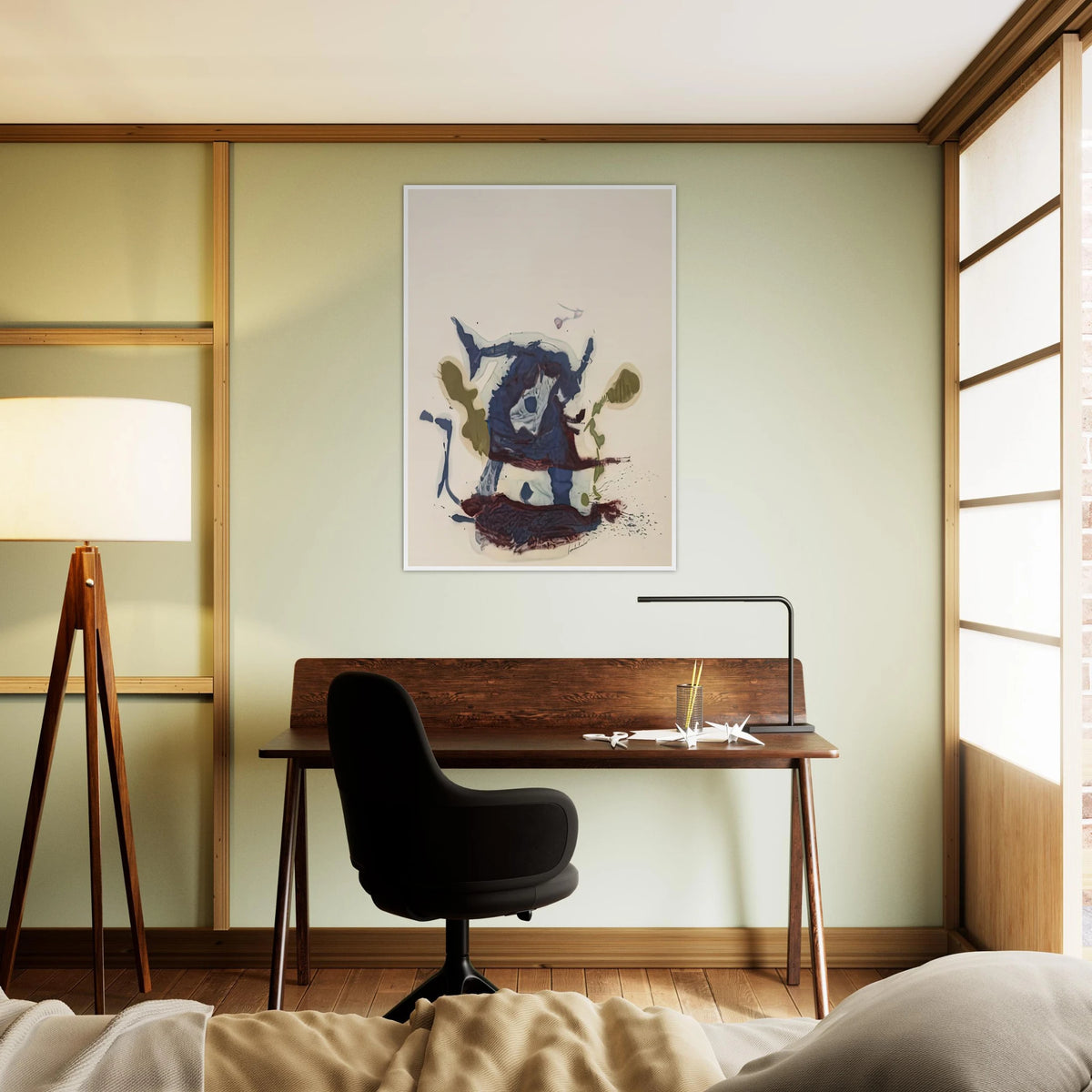 Vessel, 1961- Framed Poster | Helen Frankenthaler Framed Prints Wall Art | Frankenthaler Helen