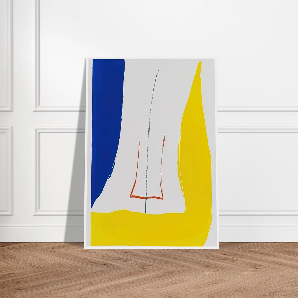 Sun Corner - 1968 Framed Poster | Helen Frankenthaler Framed Prints Wall Art | Frankenthaler Helen