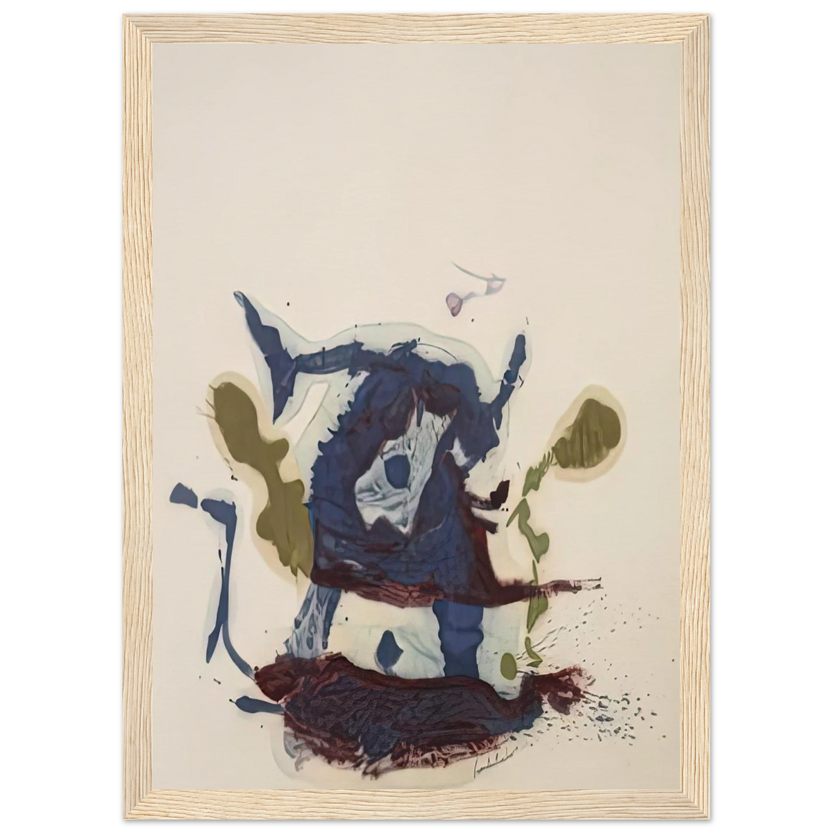 Vessel, 1961- Framed Poster | Helen Frankenthaler Framed Prints Wall Art | Frankenthaler Helen