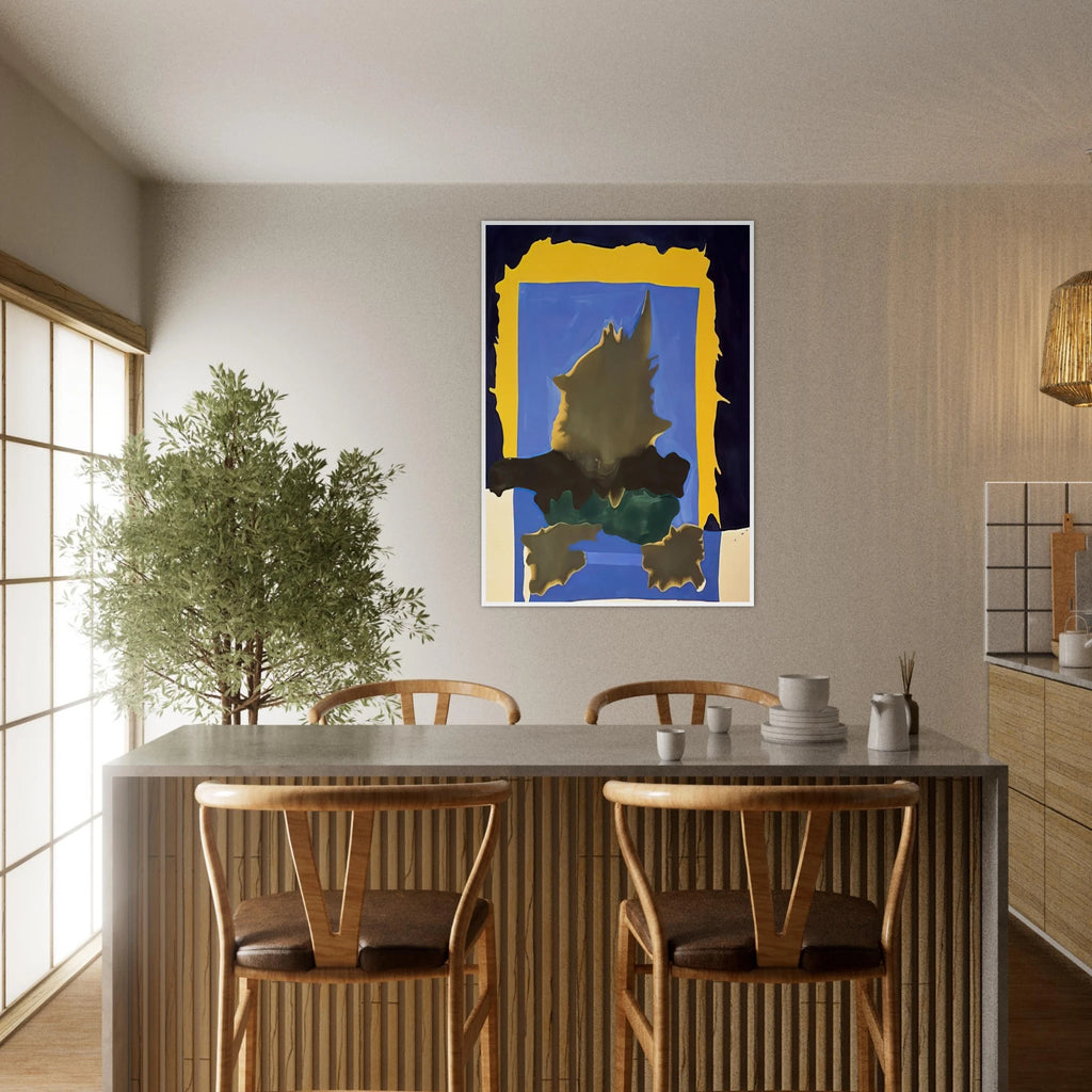 Interior Landscape - 1964 Framed Poster | Helen Frankenthaler Framed Prints Wall Art | Frankenthaler Helen