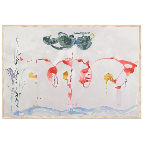 Aerie - 2009 Framed Poster | Helen Frankenthaler Framed Prints Wall Art | Frankenthaler Helen