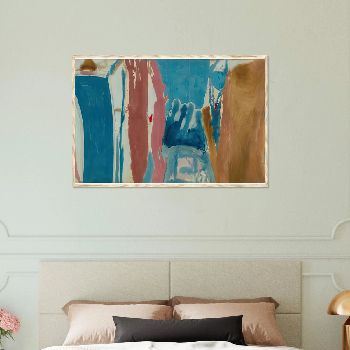 Open Wall, 1953- Framed Poster | Helen Frankenthaler Framed Prints Wall Art | Frankenthaler Helen