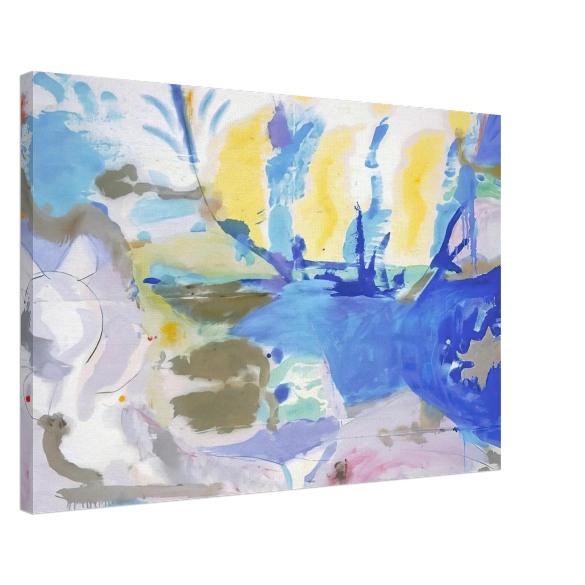 Basque Beach - 1958 Canvas | Helen Frankenthaler Canvas | Frankenthaler Helen