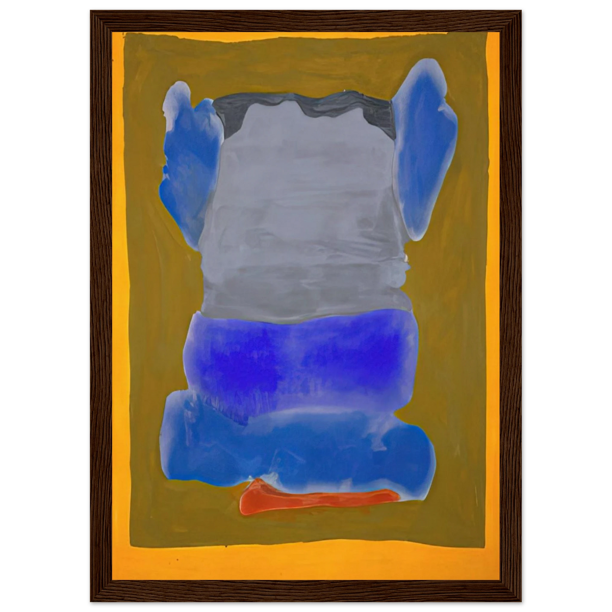 Buddha s Court - 1964 Framed Poster | Helen Frankenthaler Framed Prints Wall Art | Frankenthaler Helen