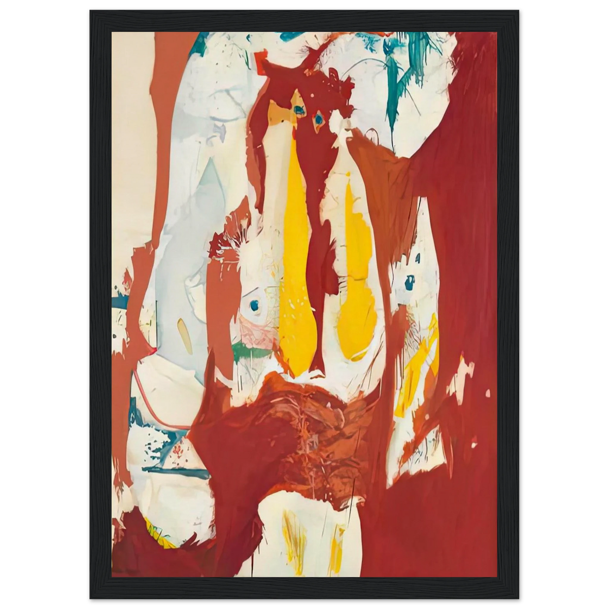 The Red Sea, 1959- Framed Poster | Helen Frankenthaler Framed Prints Wall Art | Frankenthaler Helen