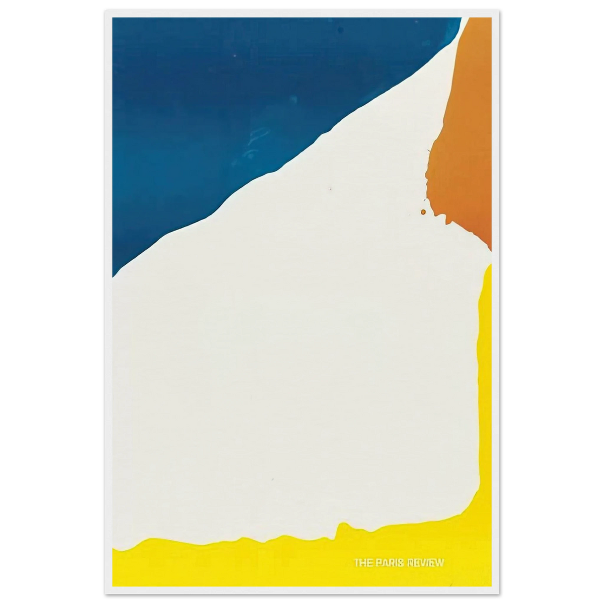 Paris Review - 1966 Framed Poster | Helen Frankenthaler Framed Prints Wall Art | Frankenthaler Helen