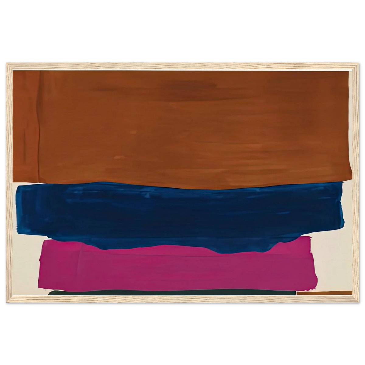 Indian Summer, 1967- Framed Poster | Helen Frankenthaler Framed Prints Wall Art | Frankenthaler Helen