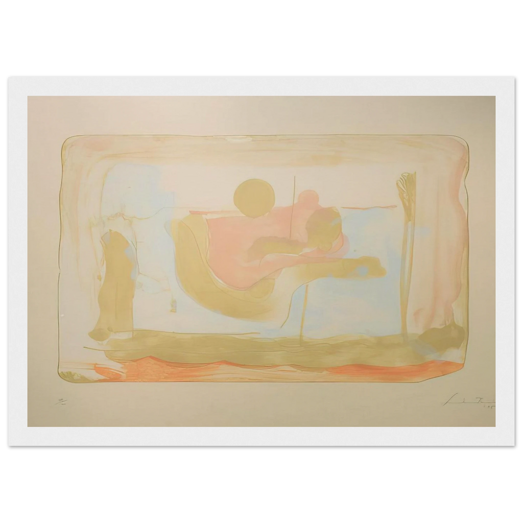 Reflections I - 1995 Framed Poster | Helen Frankenthaler Framed Prints Wall Art | Frankenthaler Helen