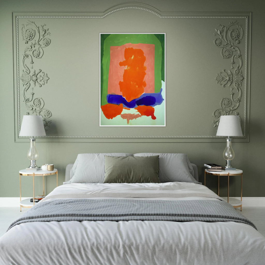 Small s Paradise - 1964 Framed Poster | Helen Frankenthaler Framed Prints Wall Art | Frankenthaler Helen