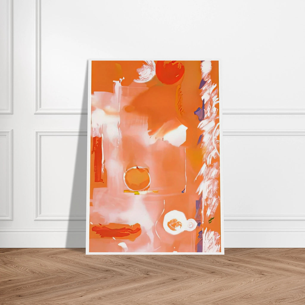 Seeing the Moon on a Hot Summer Day, 1987- Framed Poster | Helen Frankenthaler Framed Prints Wall Art | Frankenthaler Helen