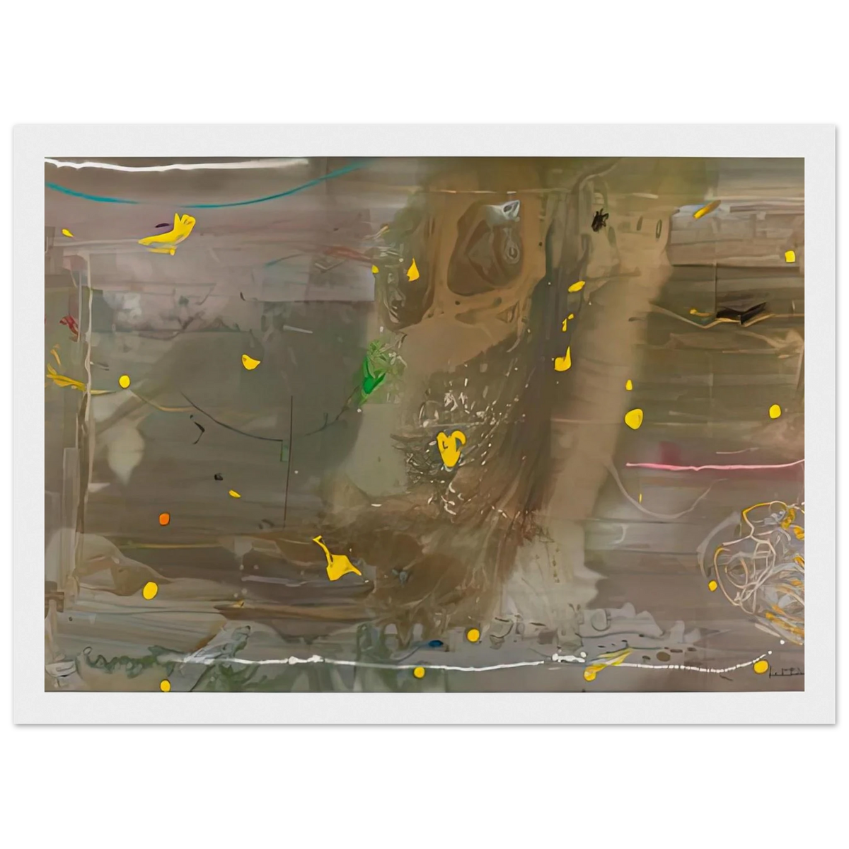 Halley’s Comet, 1985- Framed Poster | Helen Frankenthaler Framed Prints Wall Art | Frankenthaler Helen