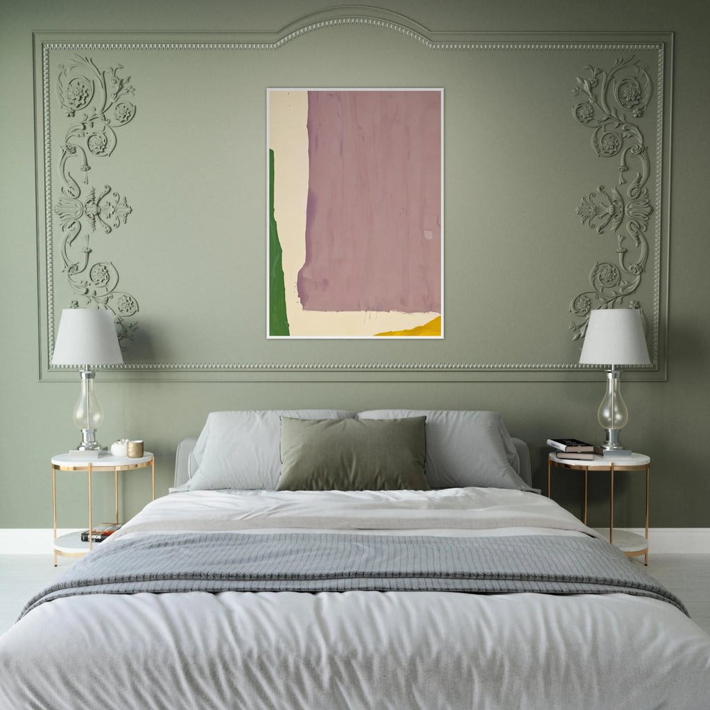 Mauve District, 1966- Framed Poster | Helen Frankenthaler Framed Prints Wall Art | Frankenthaler Helen