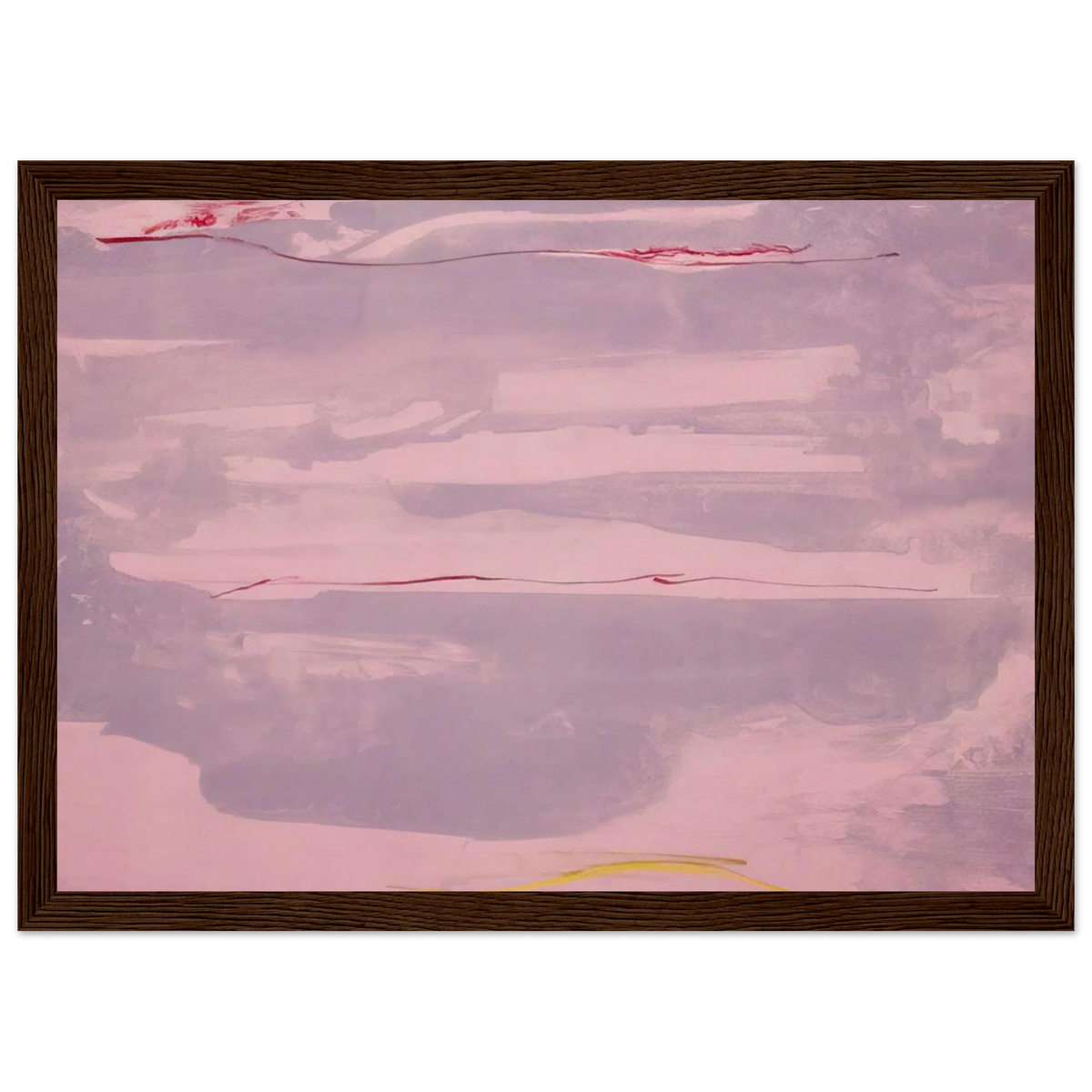 Dream Walk - 1977 Framed Poster | Helen Frankenthaler Framed Prints Wall Art | Frankenthaler Helen