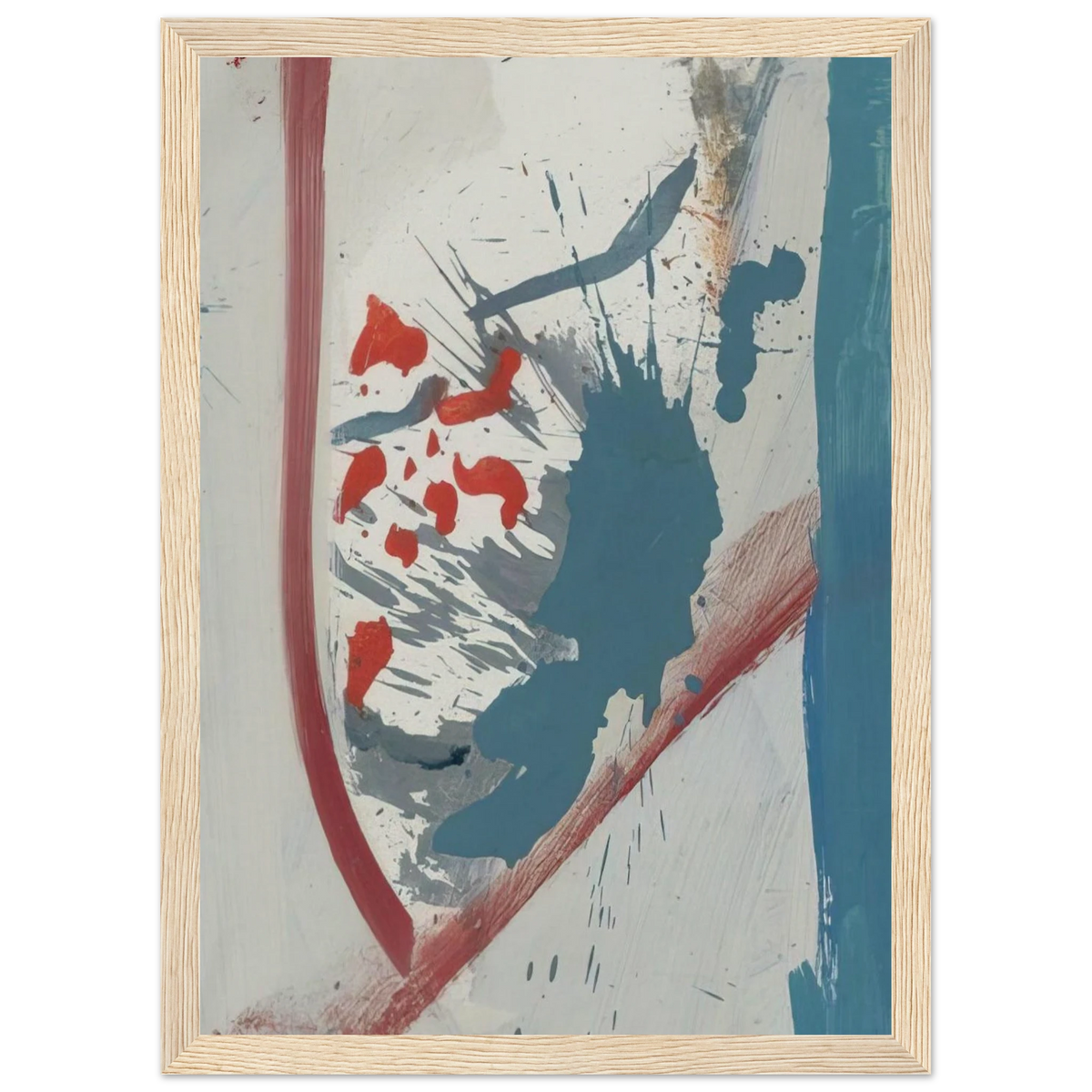 Untitled - 1960 Framed Poster | Helen Frankenthaler Framed Prints Wall Art | Frankenthaler Helen