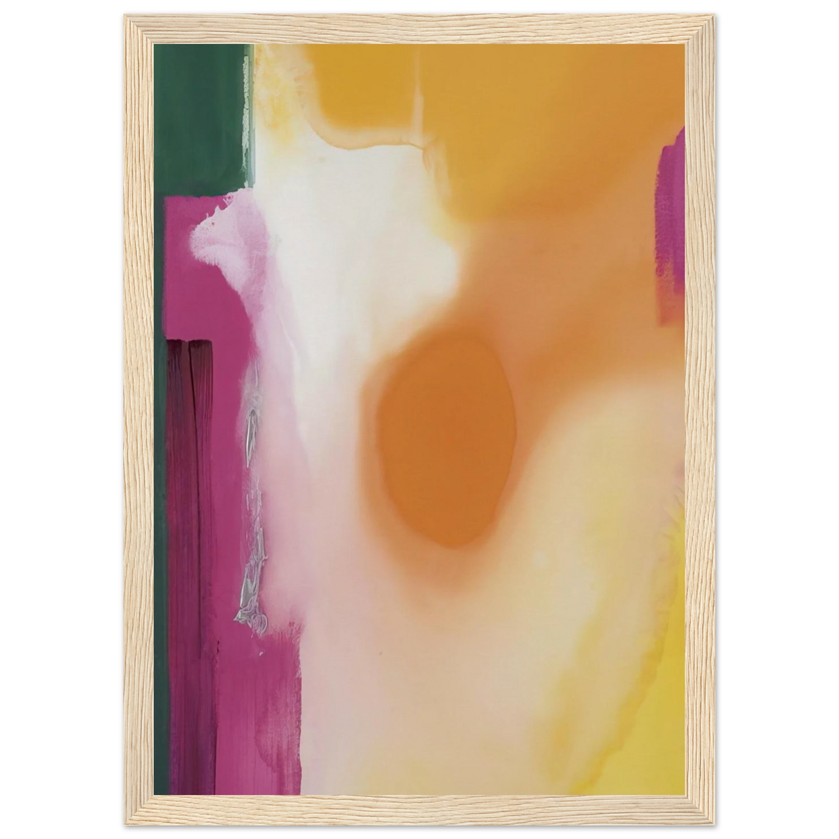 Bullseye - 1989 Framed Poster | Helen Frankenthaler Framed Prints Wall Art | Frankenthaler Helen