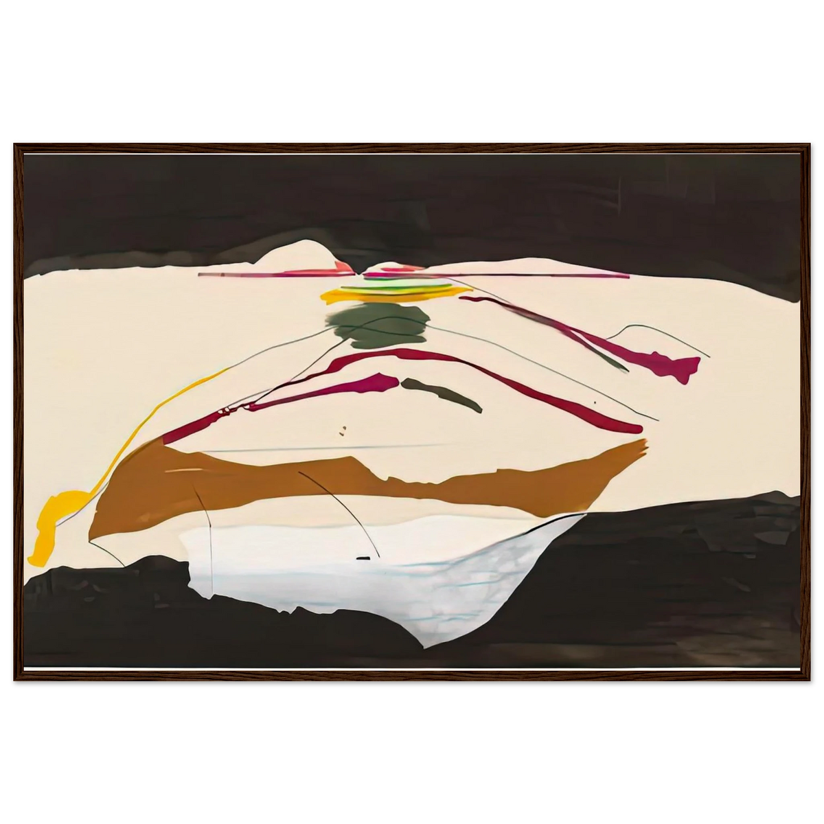 New Paths, 1973- Framed Poster | Helen Frankenthaler Framed Prints Wall Art | Frankenthaler Helen
