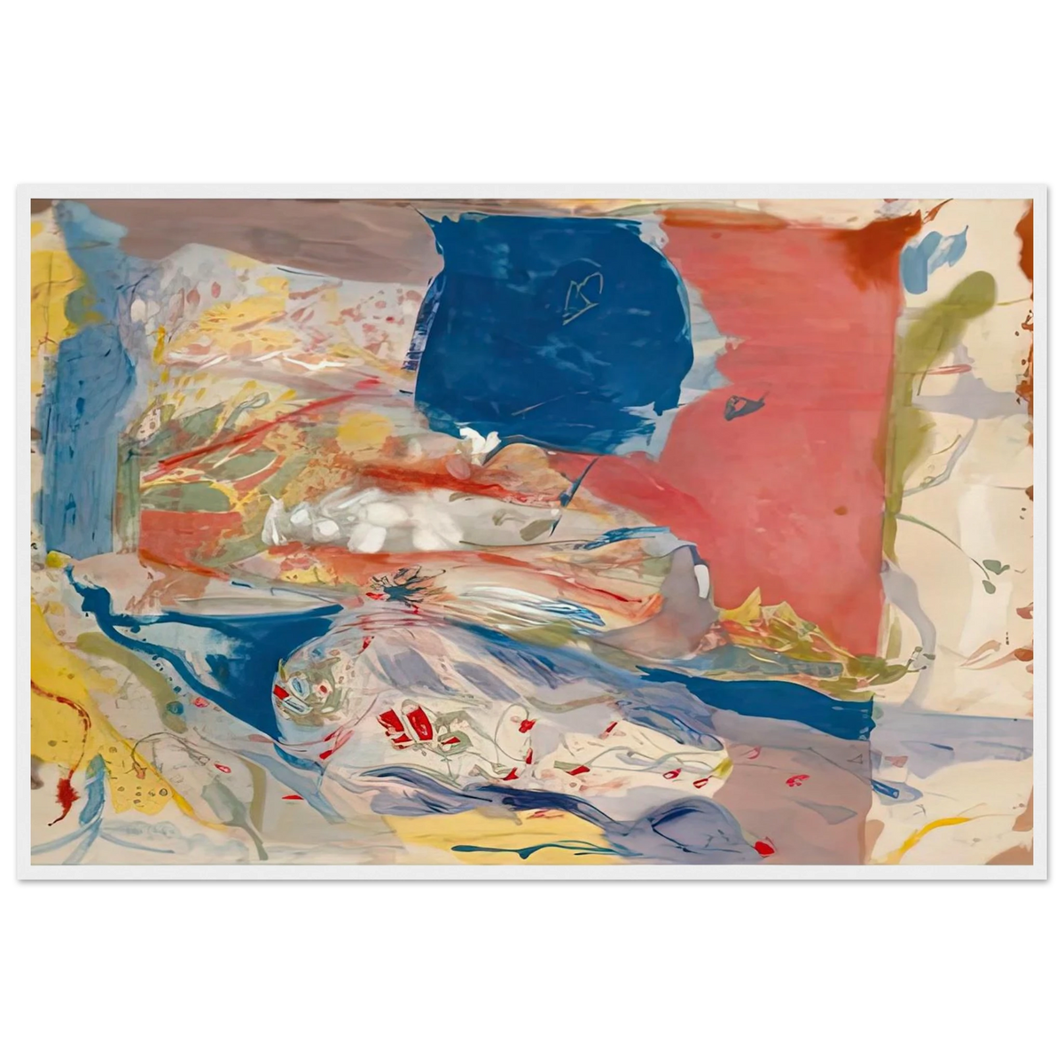 Lorelei, 1957- Framed Poster | Helen Frankenthaler Framed Prints Wall Art | Frankenthaler Helen