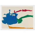 Italian Beach, 1960- Framed Poster | Helen Frankenthaler Framed Prints Wall Art | Frankenthaler Helen