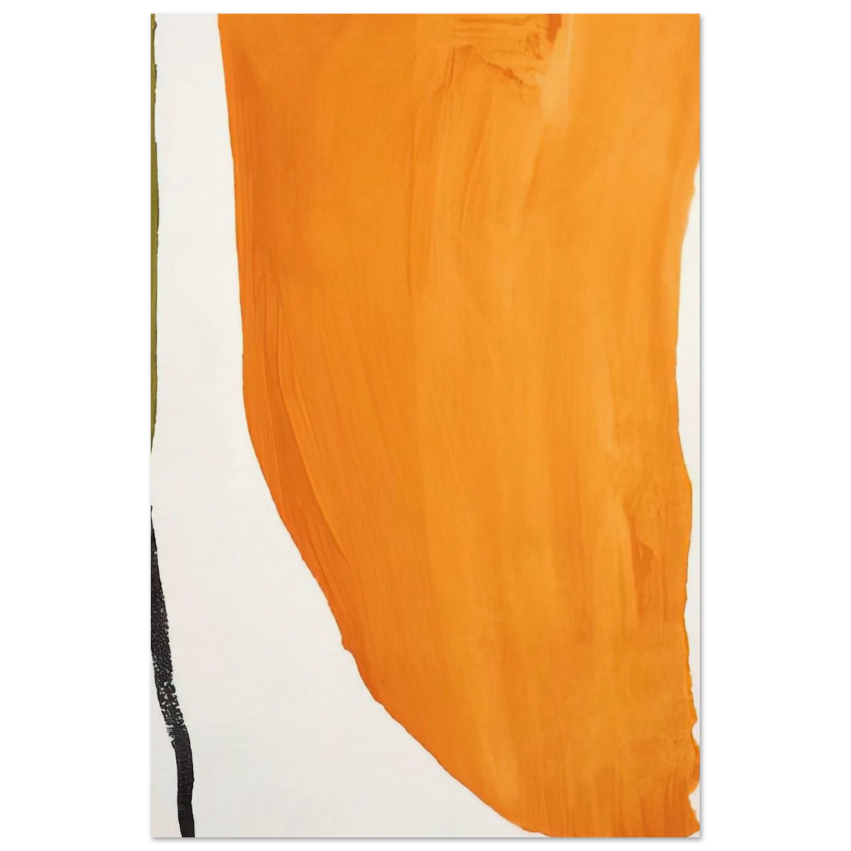 Orange Downpour - 1970 Poster | Helen Frankenthaler Poster | Frankenthaler Helen