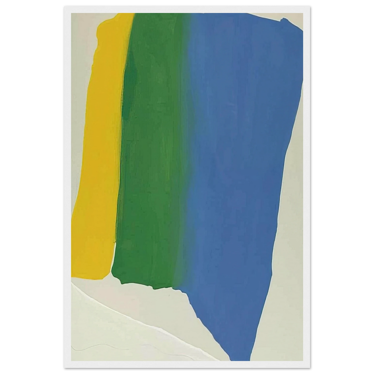 Summer Insignia - 1969 Framed Poster | Helen Frankenthaler Framed Prints Wall Art | Frankenthaler Helen