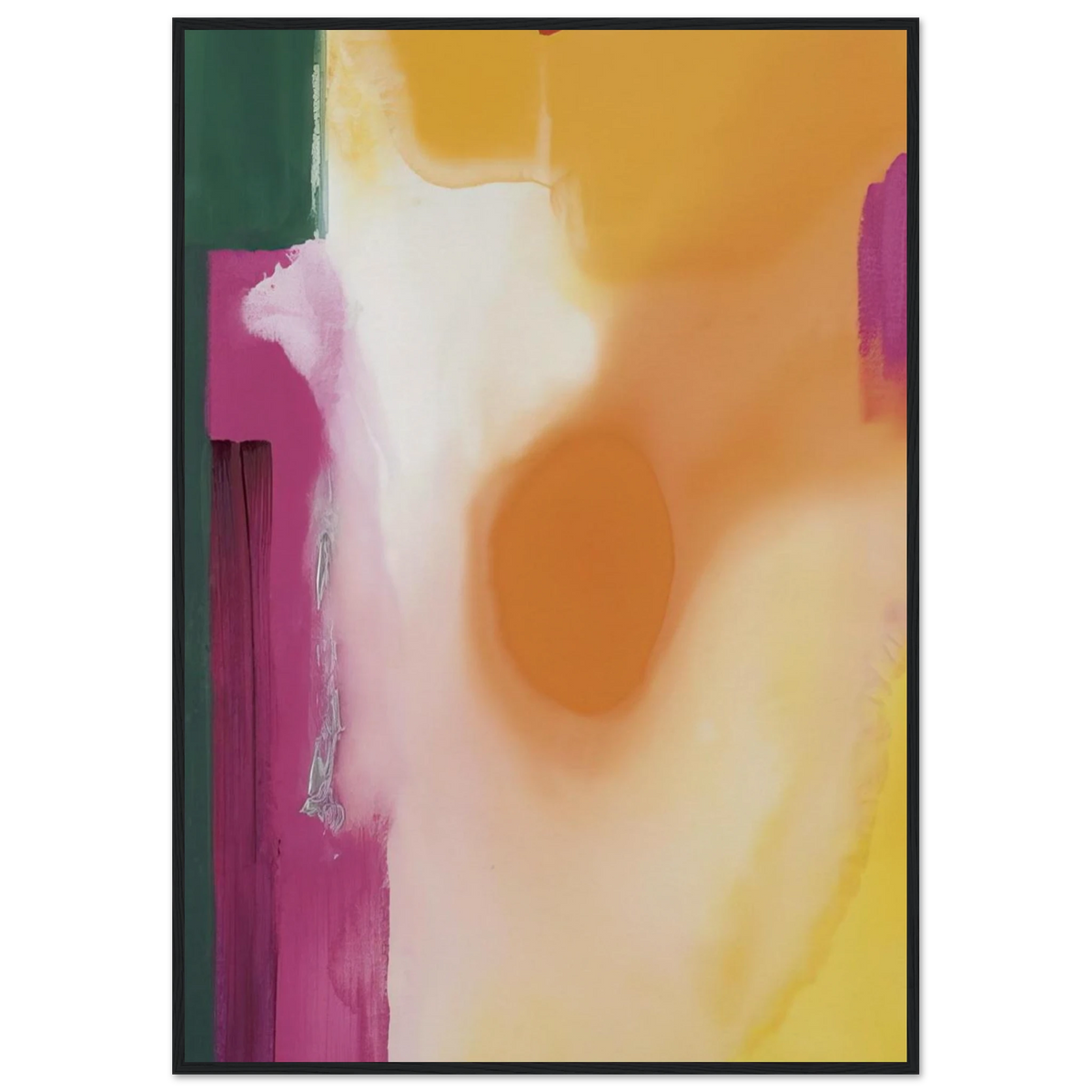 Bullseye - 1989 Framed Poster | Helen Frankenthaler Framed Prints Wall Art | Frankenthaler Helen