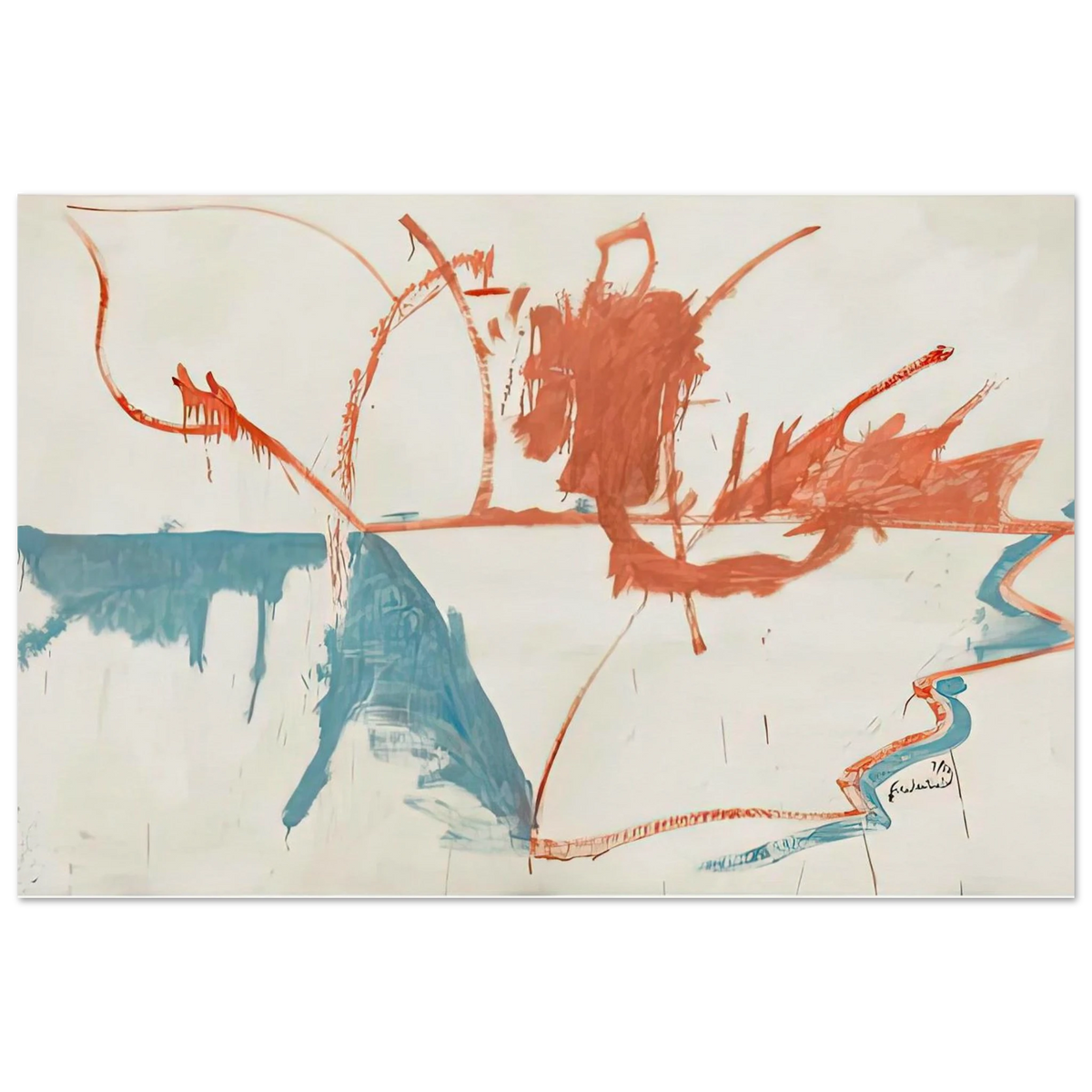 French Horizon, 1958- Poster | Helen Frankenthaler Poster | Frankenthaler Helen