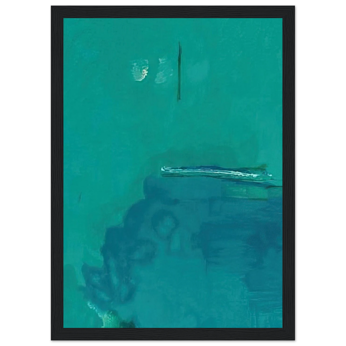 Contentment Island - 2004 Framed Poster | Helen Frankenthaler Framed Prints Wall Art | Frankenthaler Helen