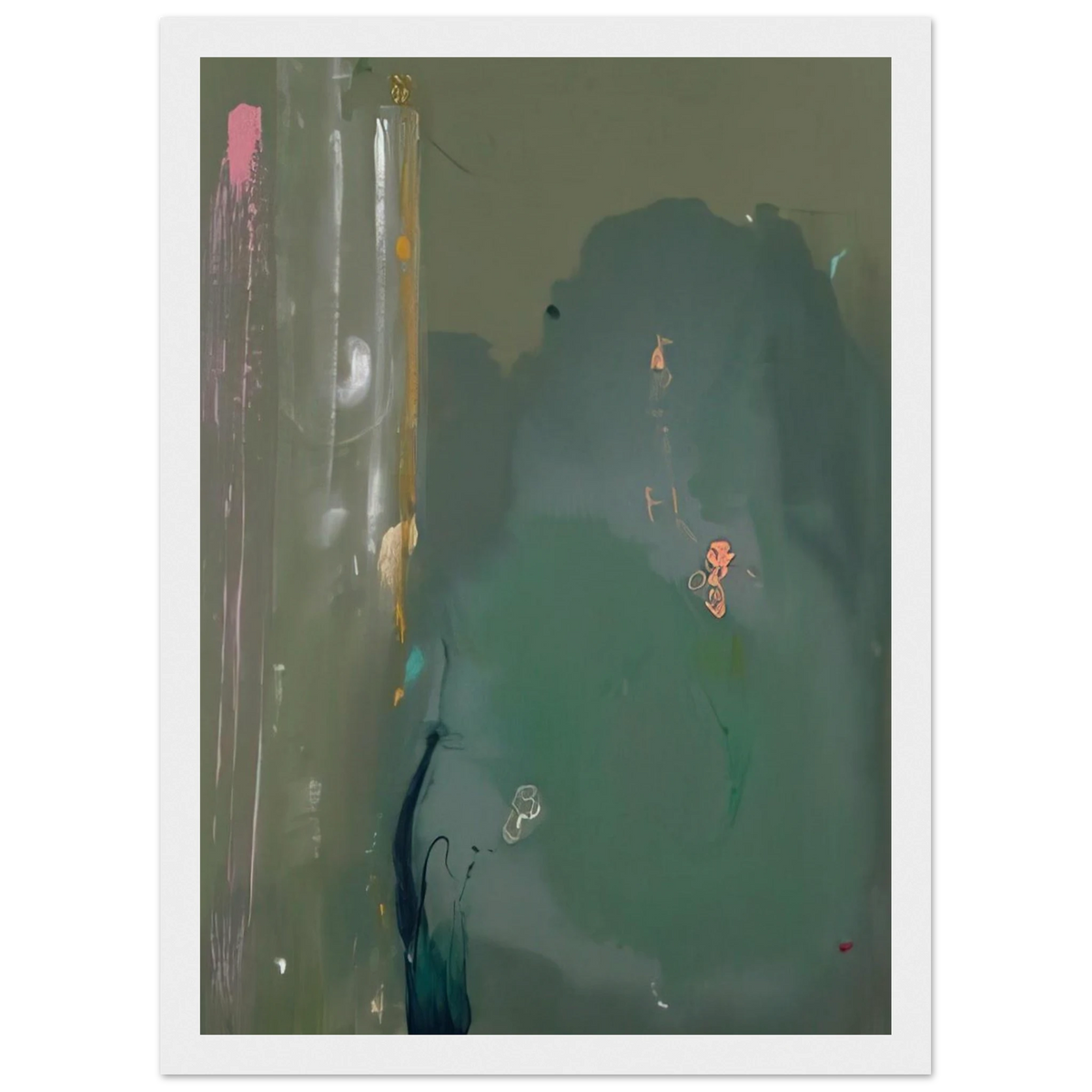 Côte d Argent - 1980 Framed Poster | Helen Frankenthaler Framed Prints Wall Art | Frankenthaler Helen