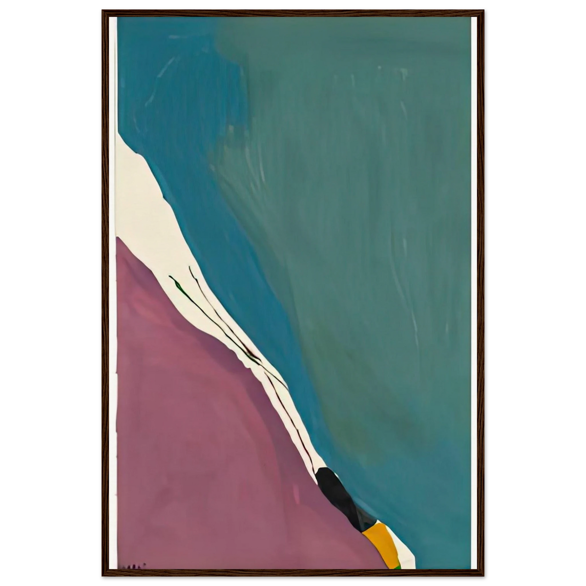 Red Travels, 1971- Framed Poster | Helen Frankenthaler Framed Prints Wall Art | Frankenthaler Helen