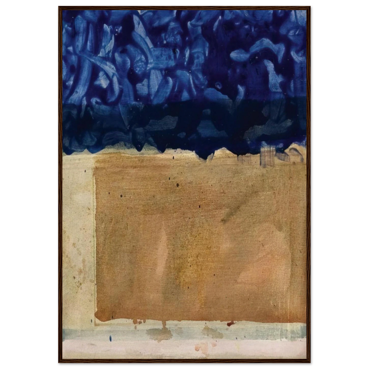 Shoreline - 1952 Framed Poster | Helen Frankenthaler Framed Prints Wall Art | Frankenthaler Helen