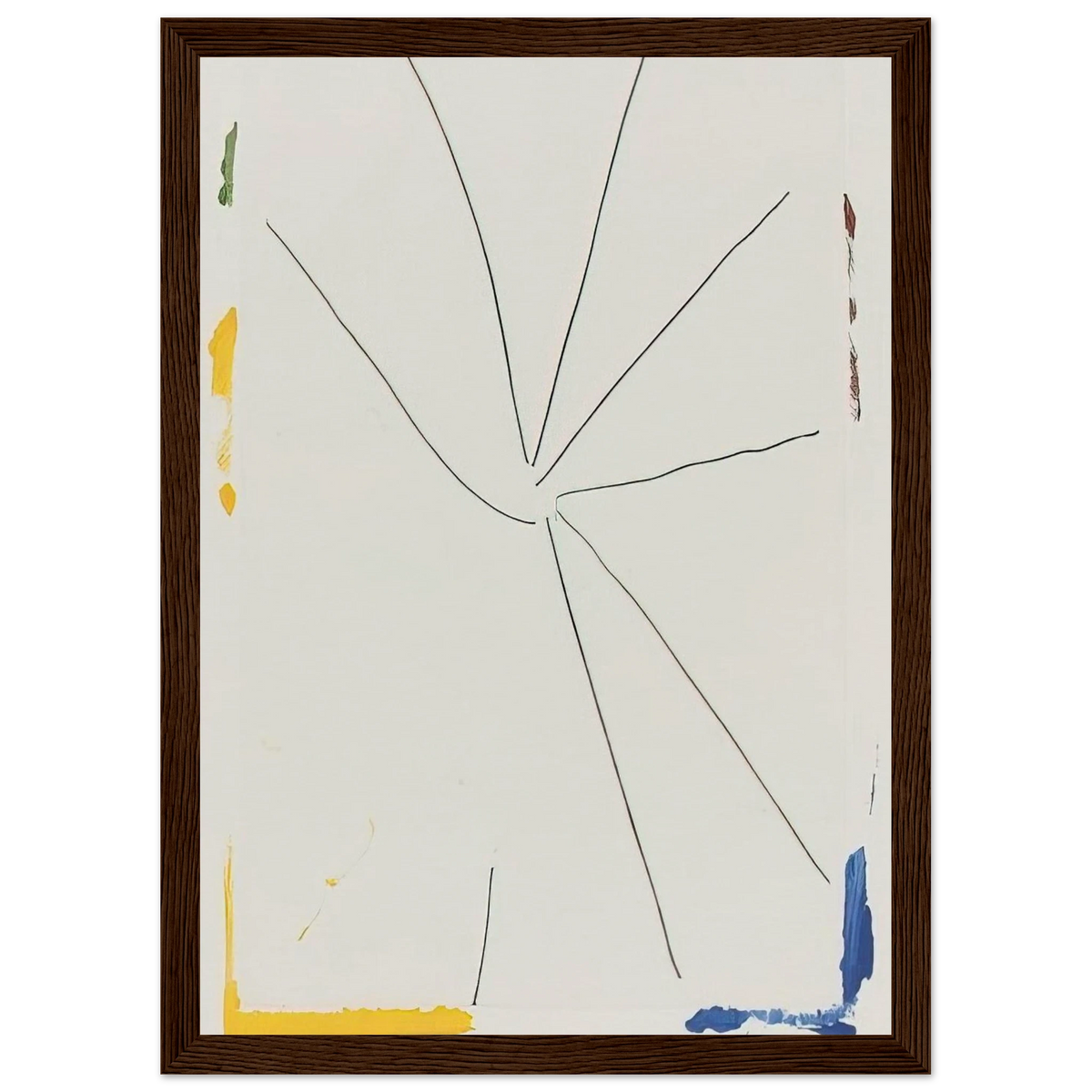 Free Wheeling - 1971 Framed Poster | Helen Frankenthaler Framed Prints Wall Art | Frankenthaler Helen