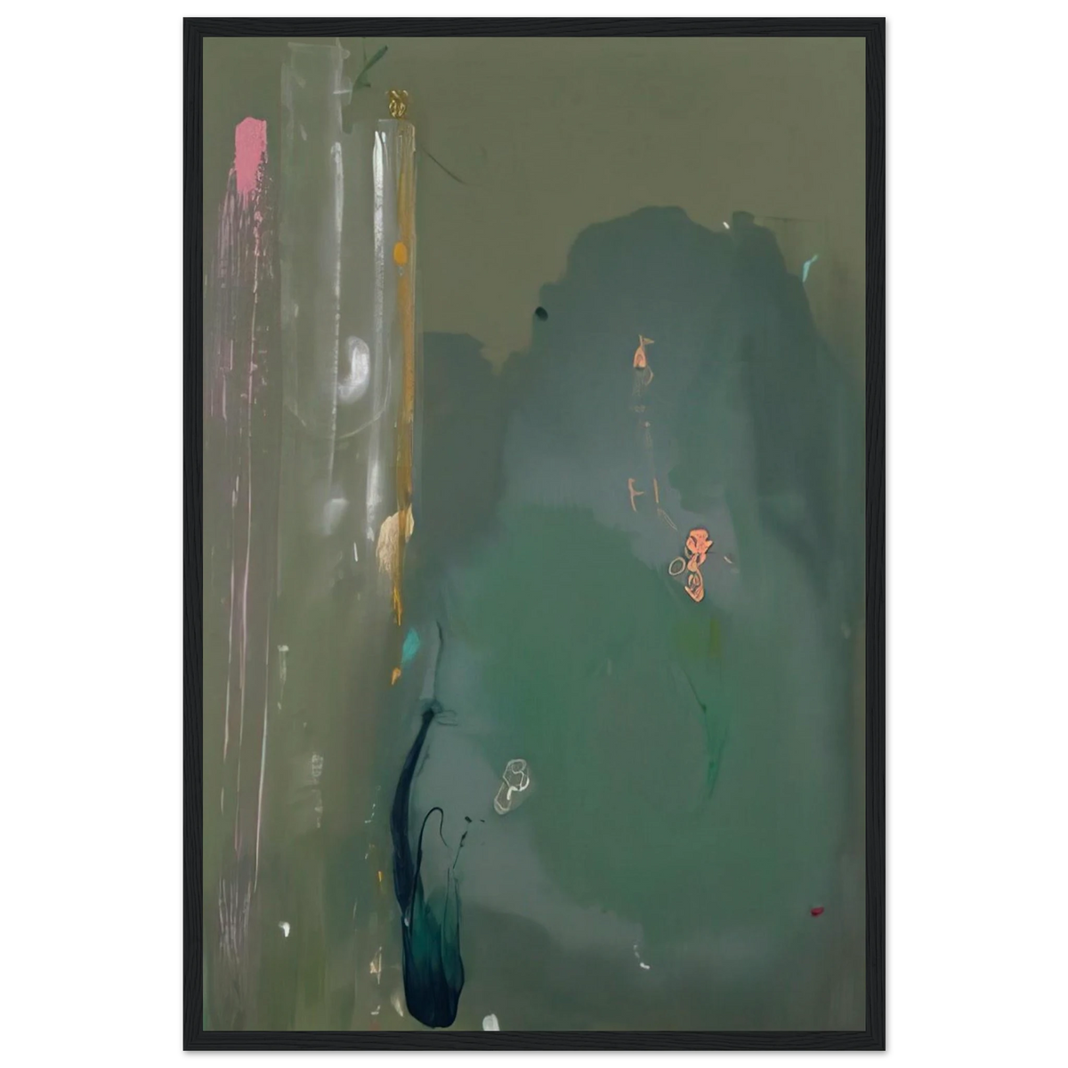 Côte d Argent - 1980 Framed Poster | Helen Frankenthaler Framed Prints Wall Art | Frankenthaler Helen