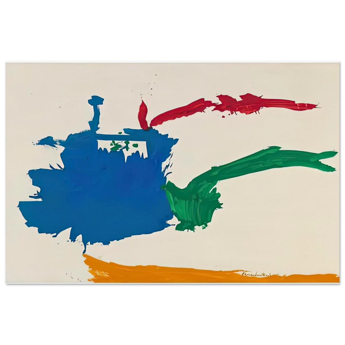 Italian Beach, 1960- Poster | Helen Frankenthaler Poster | Frankenthaler Helen