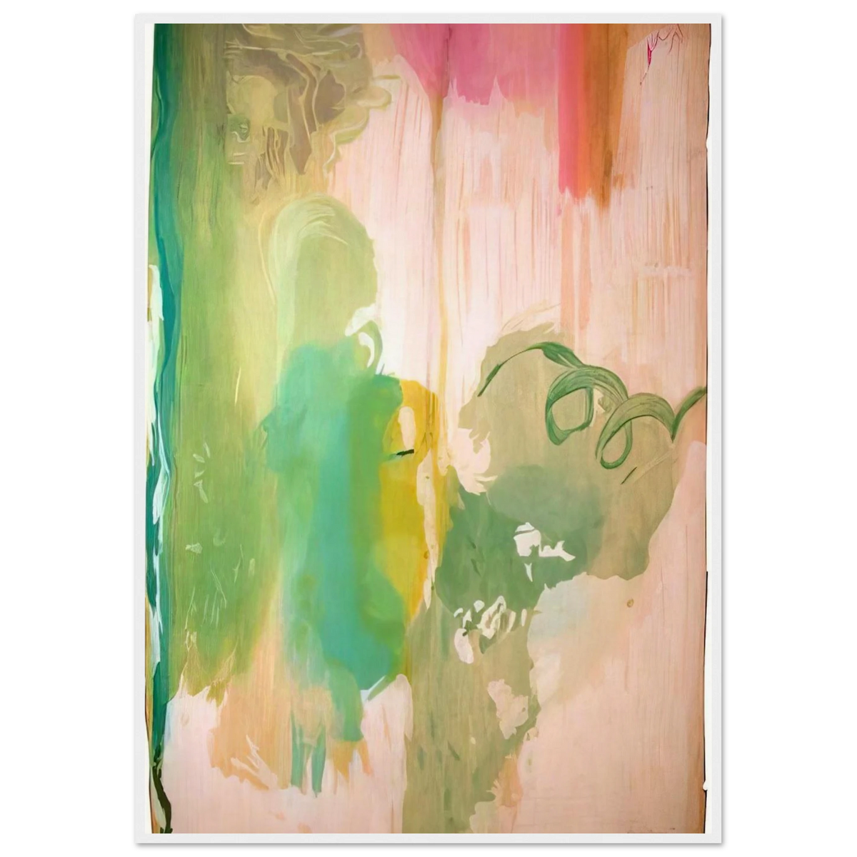 Snow Pines - 2004 Framed Poster | Helen Frankenthaler Framed Prints Wall Art | Frankenthaler Helen