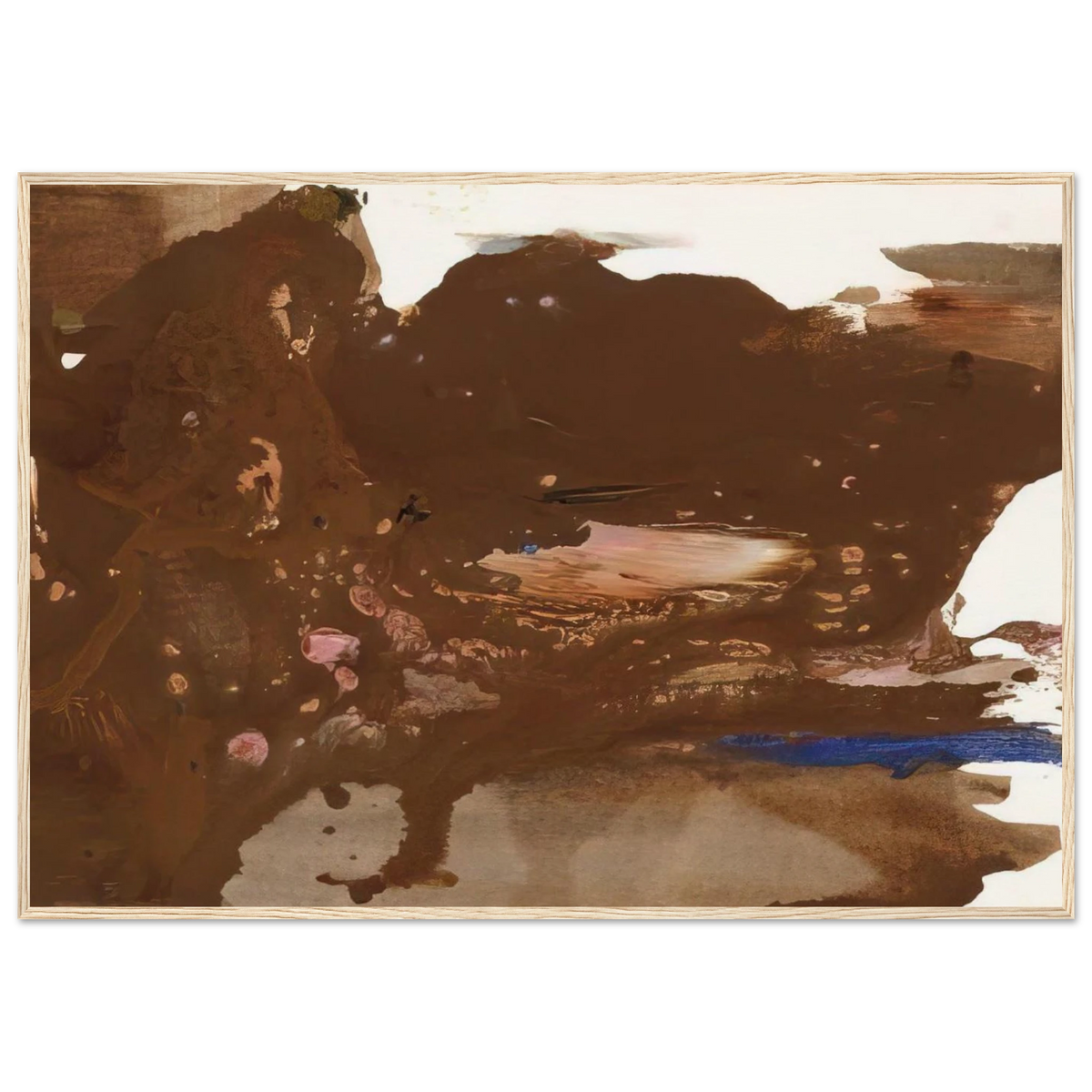 Untitled - 1978 Framed Poster | Helen Frankenthaler Framed Prints Wall Art | Frankenthaler Helen