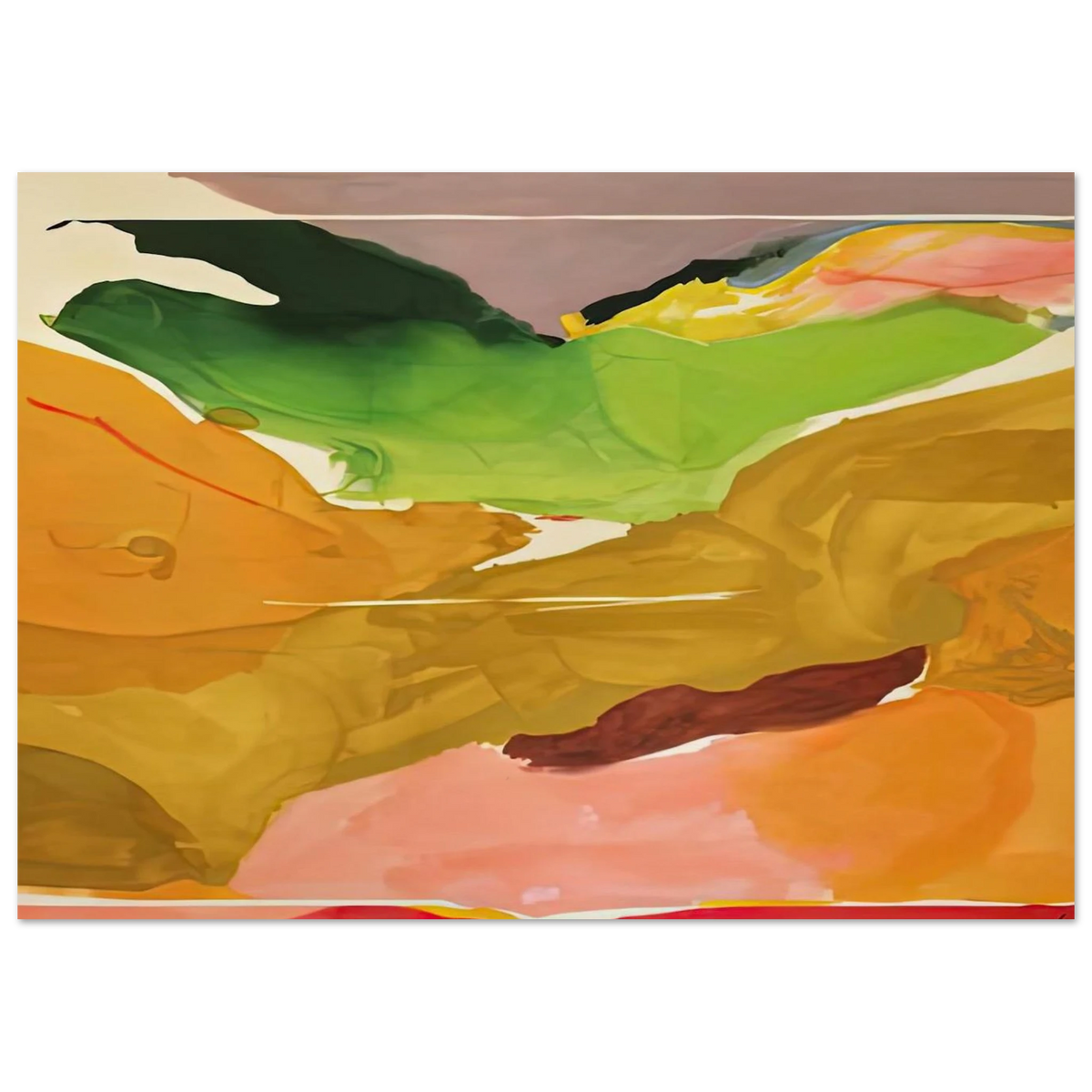 Nature Abhors a Vacuum, 1973- Poster | Helen Frankenthaler Poster | Frankenthaler Helen