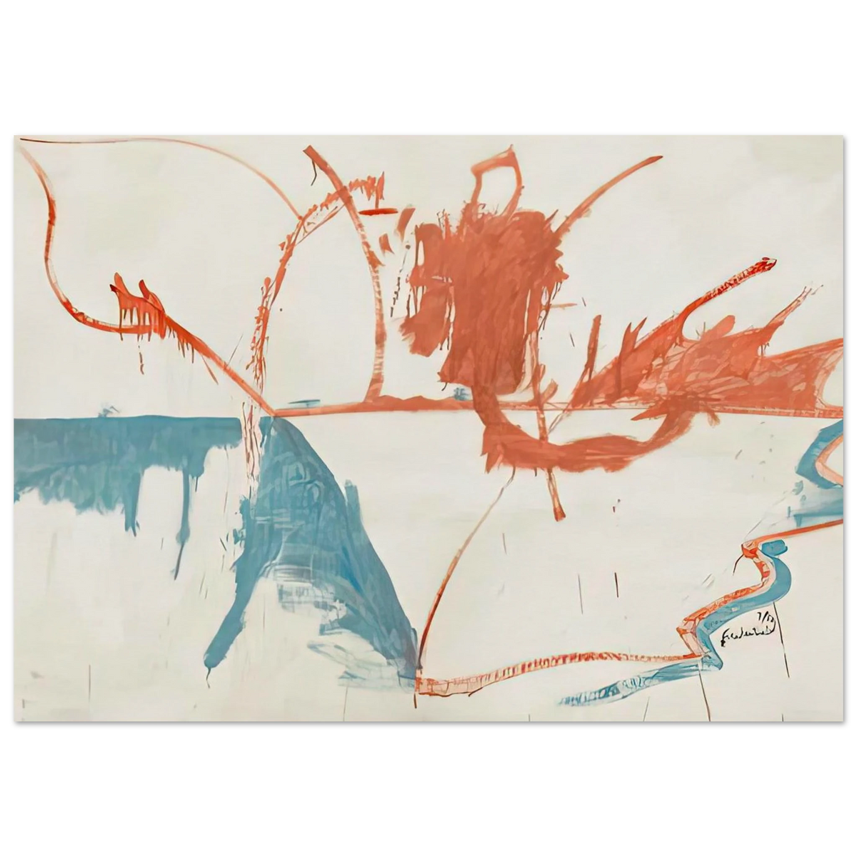 French Horizon, 1958- Poster | Helen Frankenthaler Poster | Frankenthaler Helen