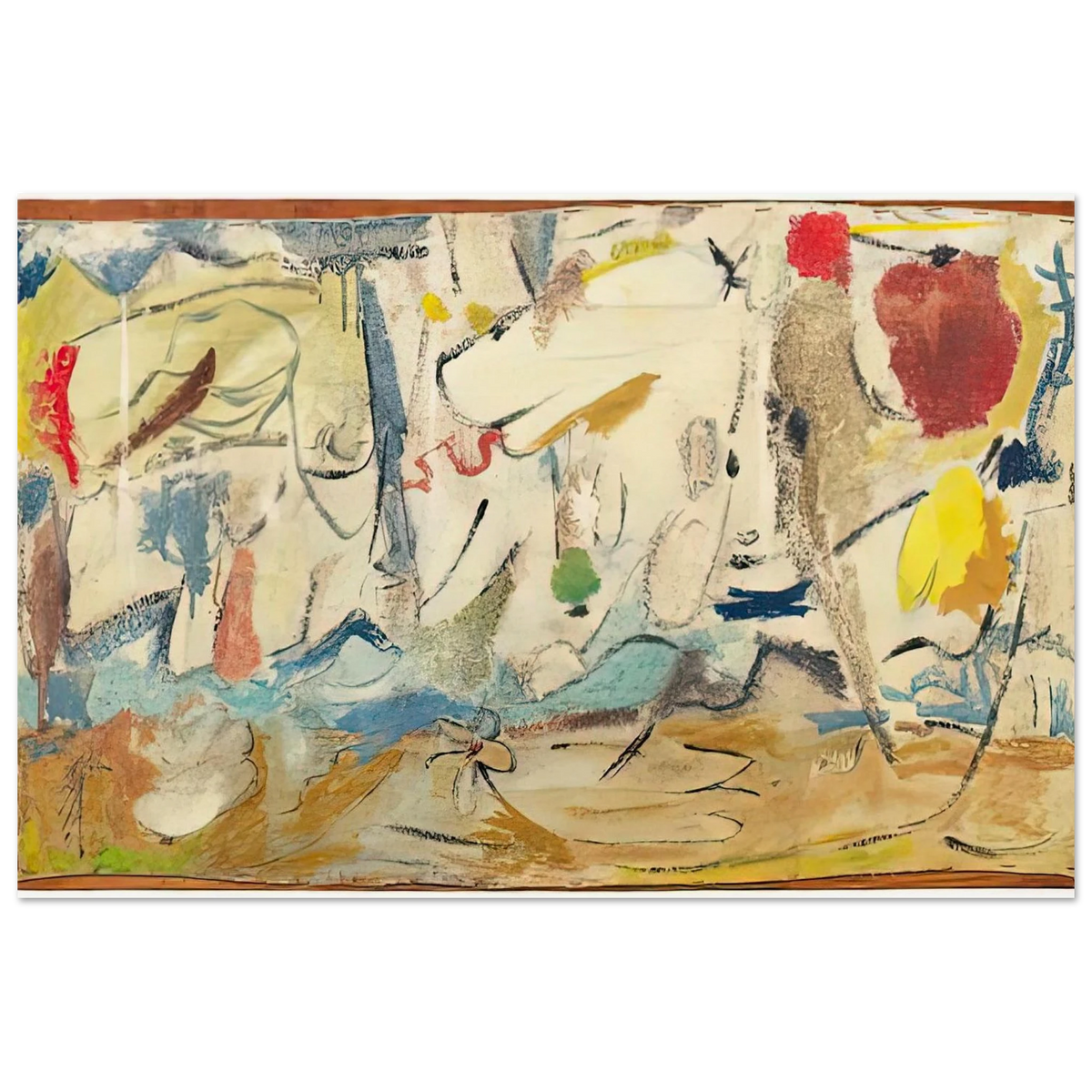 Cloudscape, 1951- Poster | Helen Frankenthaler Poster | Frankenthaler Helen