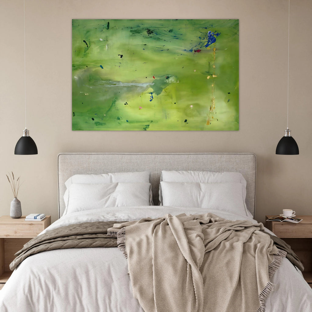 A Green Thought in a Green Shade - 1981 Poster | Helen Frankenthaler Poster | Frankenthaler Helen