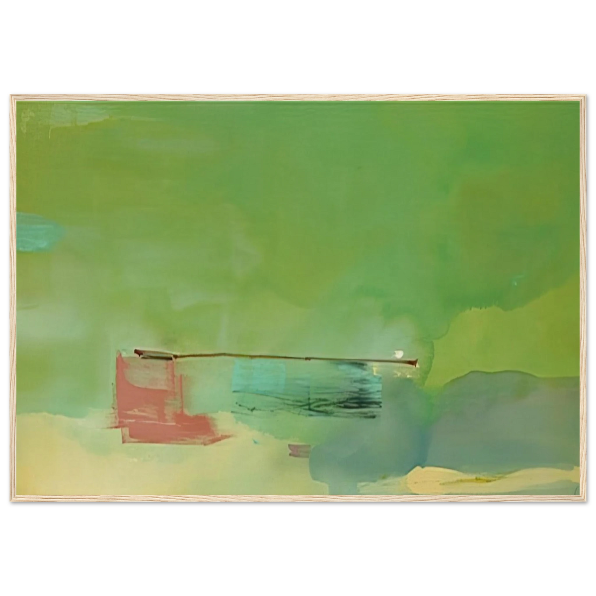 Springscape - 1975 Framed Poster | Helen Frankenthaler Framed Prints Wall Art | Frankenthaler Helen