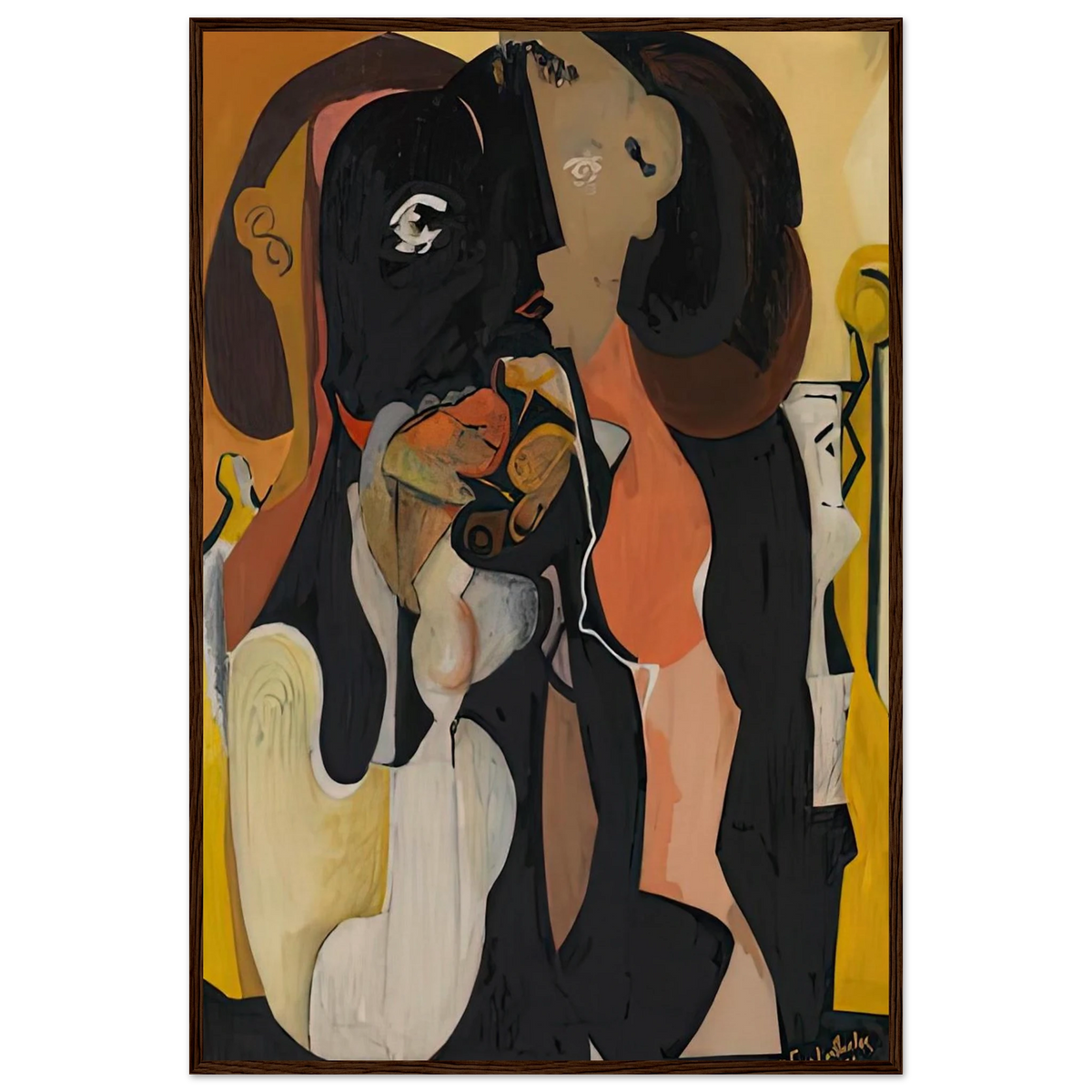 Woman, 1950- Framed Poster | Helen Frankenthaler Framed Prints Wall Art | Frankenthaler Helen