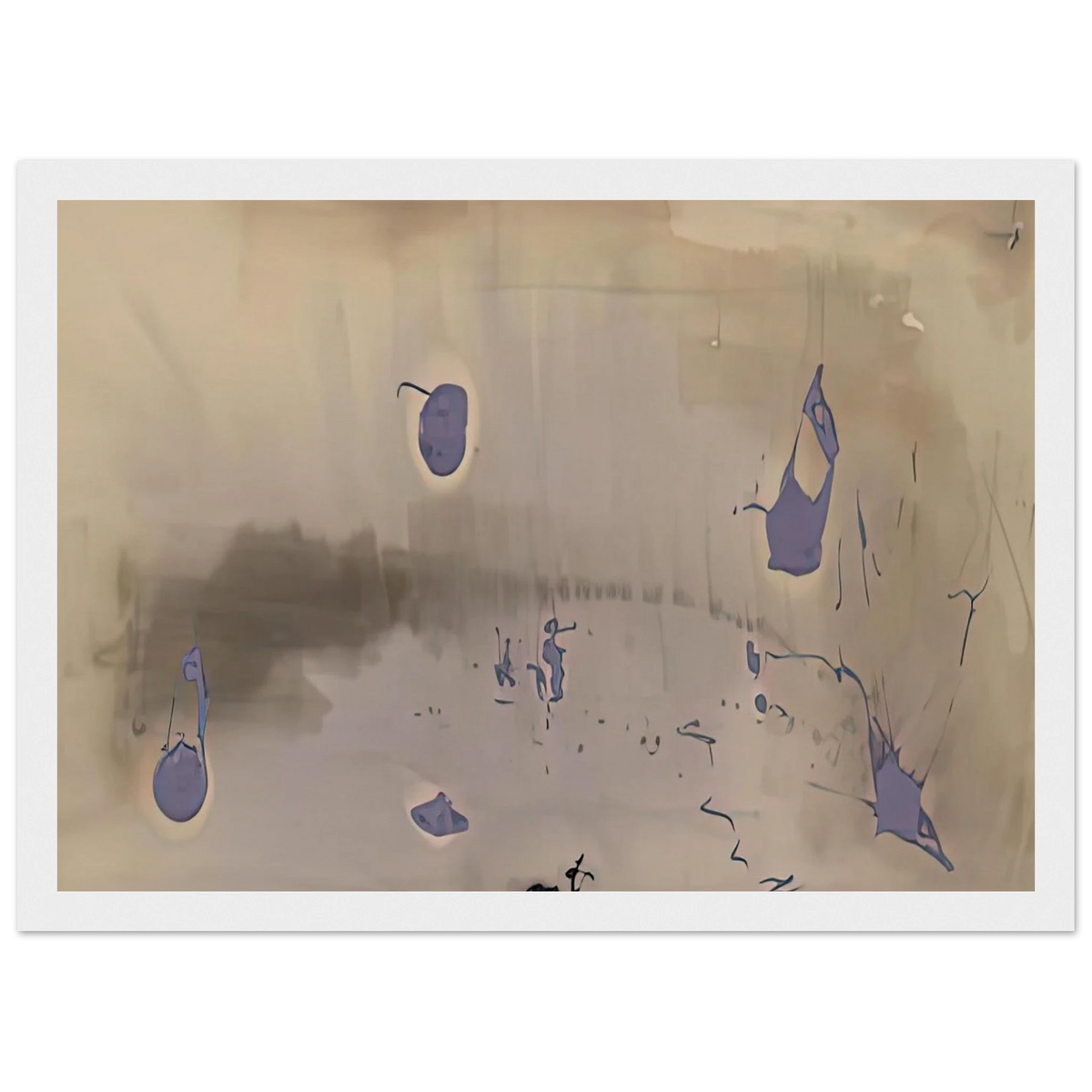 Sacrifice Decision, 1981- Framed Poster | Helen Frankenthaler Framed Prints Wall Art | Frankenthaler Helen