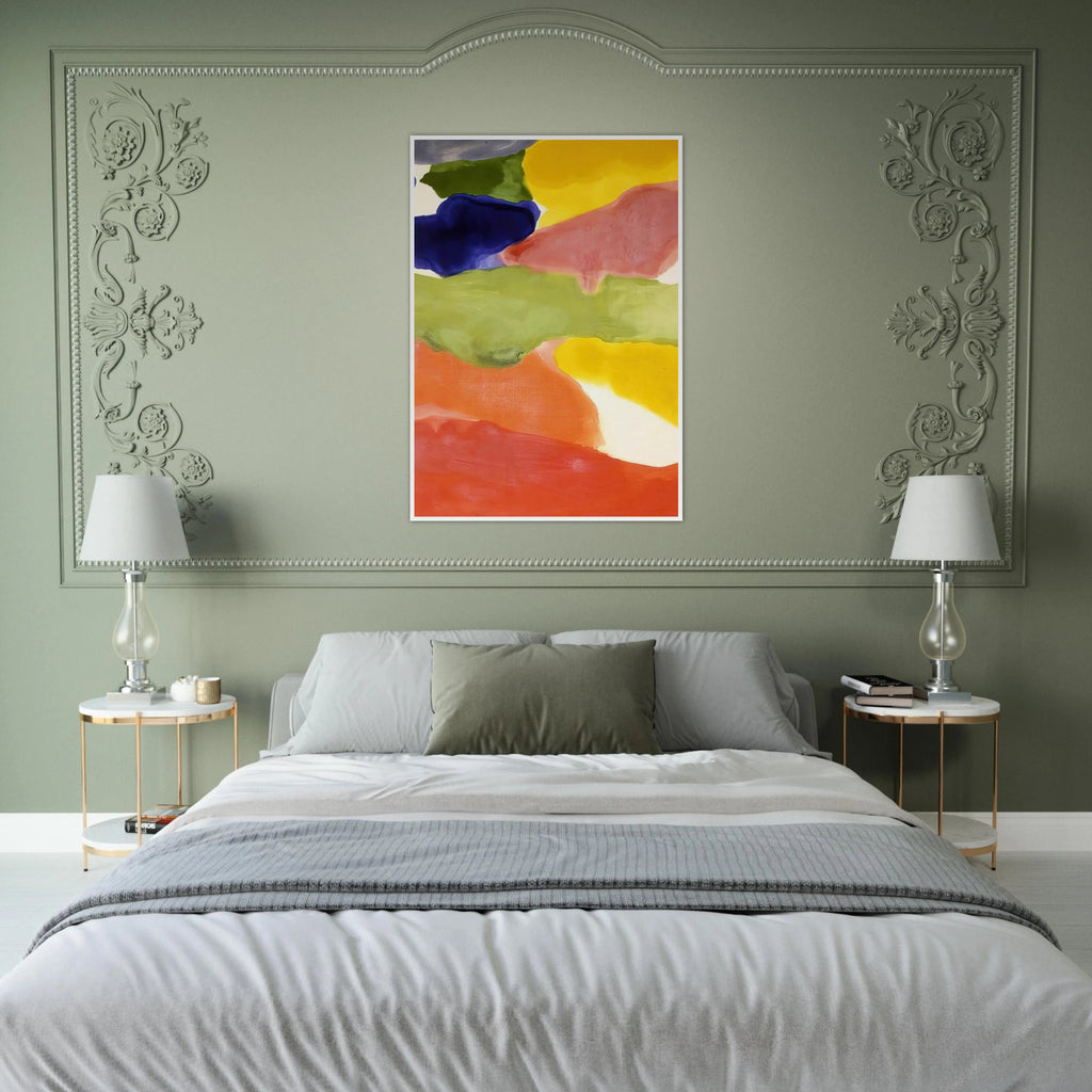 Tutti-Fruitti - 1966 Framed Poster | Helen Frankenthaler Framed Prints Wall Art | Frankenthaler Helen