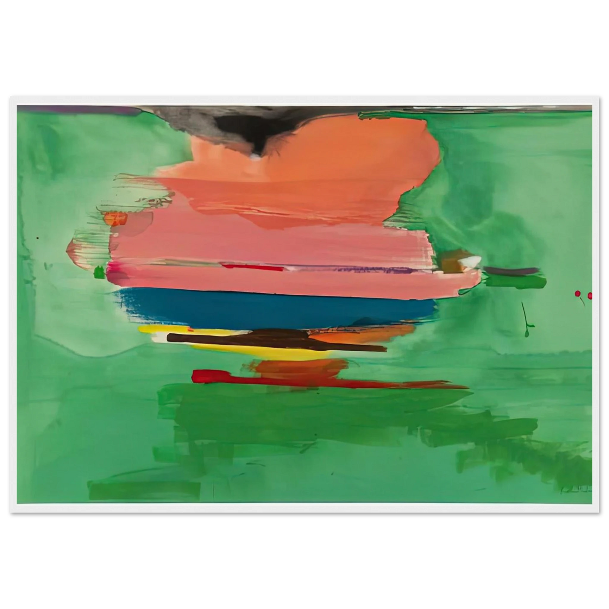 Untitled, 1973- Framed Poster | Helen Frankenthaler Framed Prints Wall Art | Frankenthaler Helen