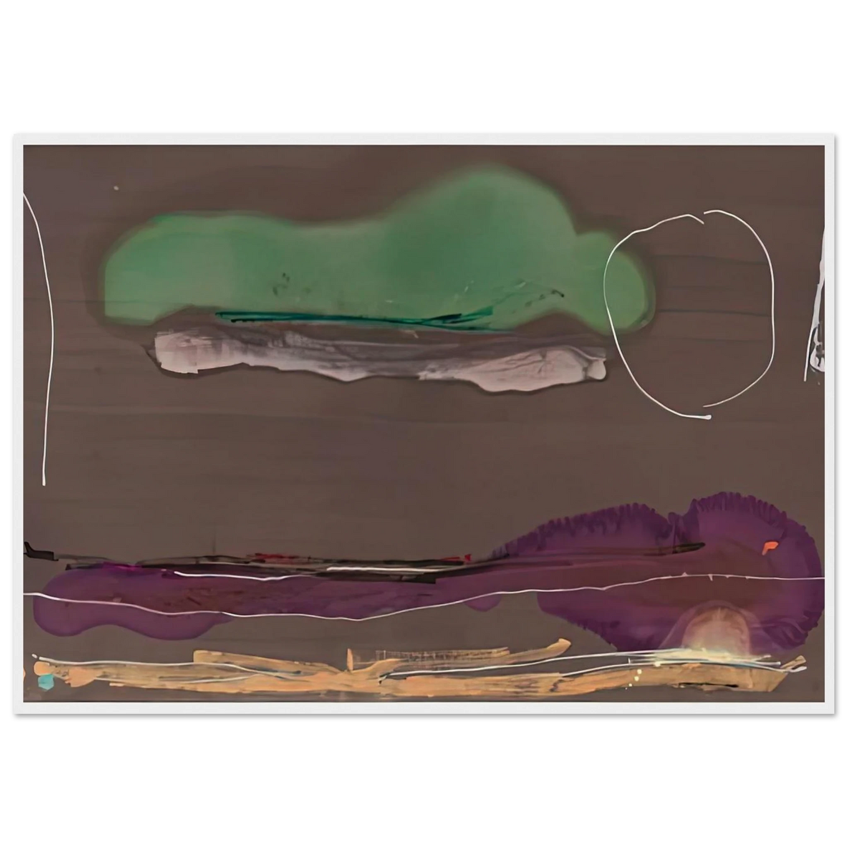 Madrid, 1984- Framed Poster | Helen Frankenthaler Framed Prints Wall Art | Frankenthaler Helen