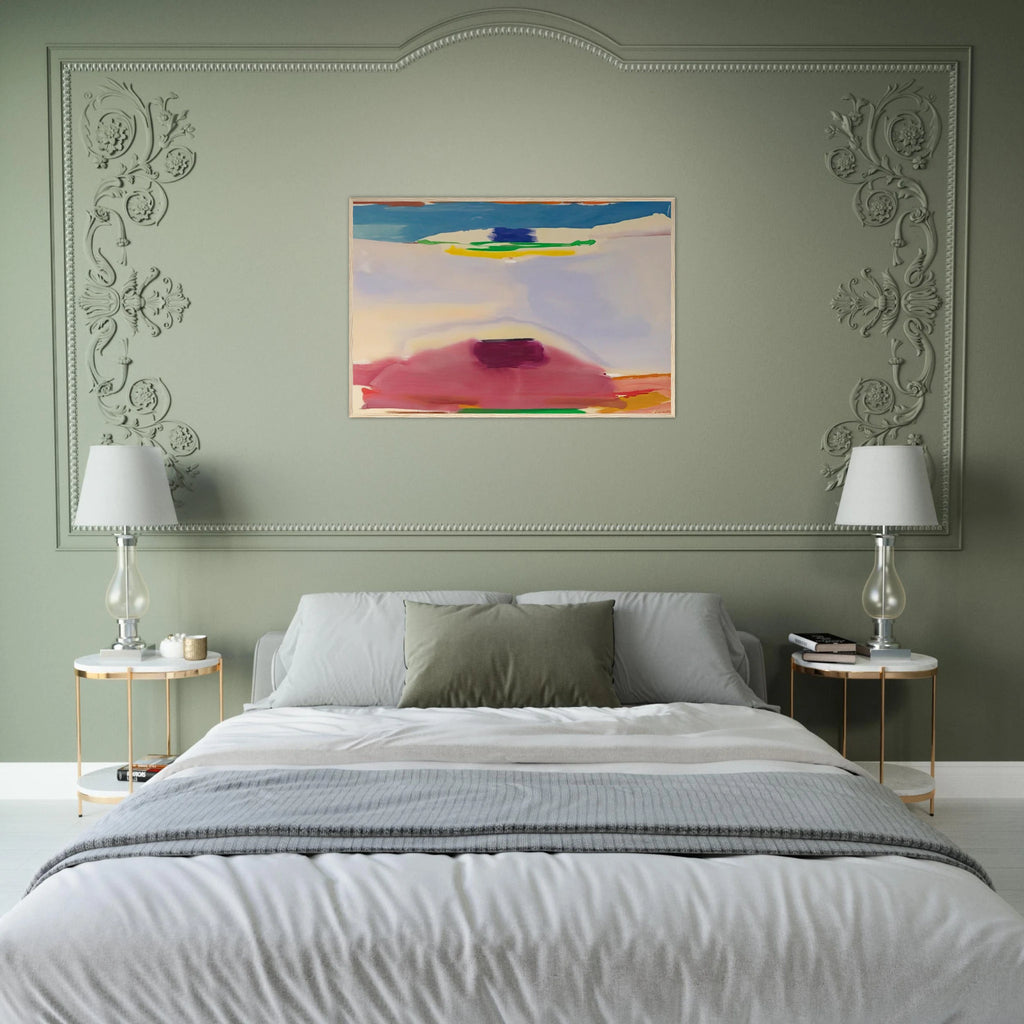 Leveling - 1973 Framed Poster | Helen Frankenthaler Framed Prints Wall Art | Frankenthaler Helen
