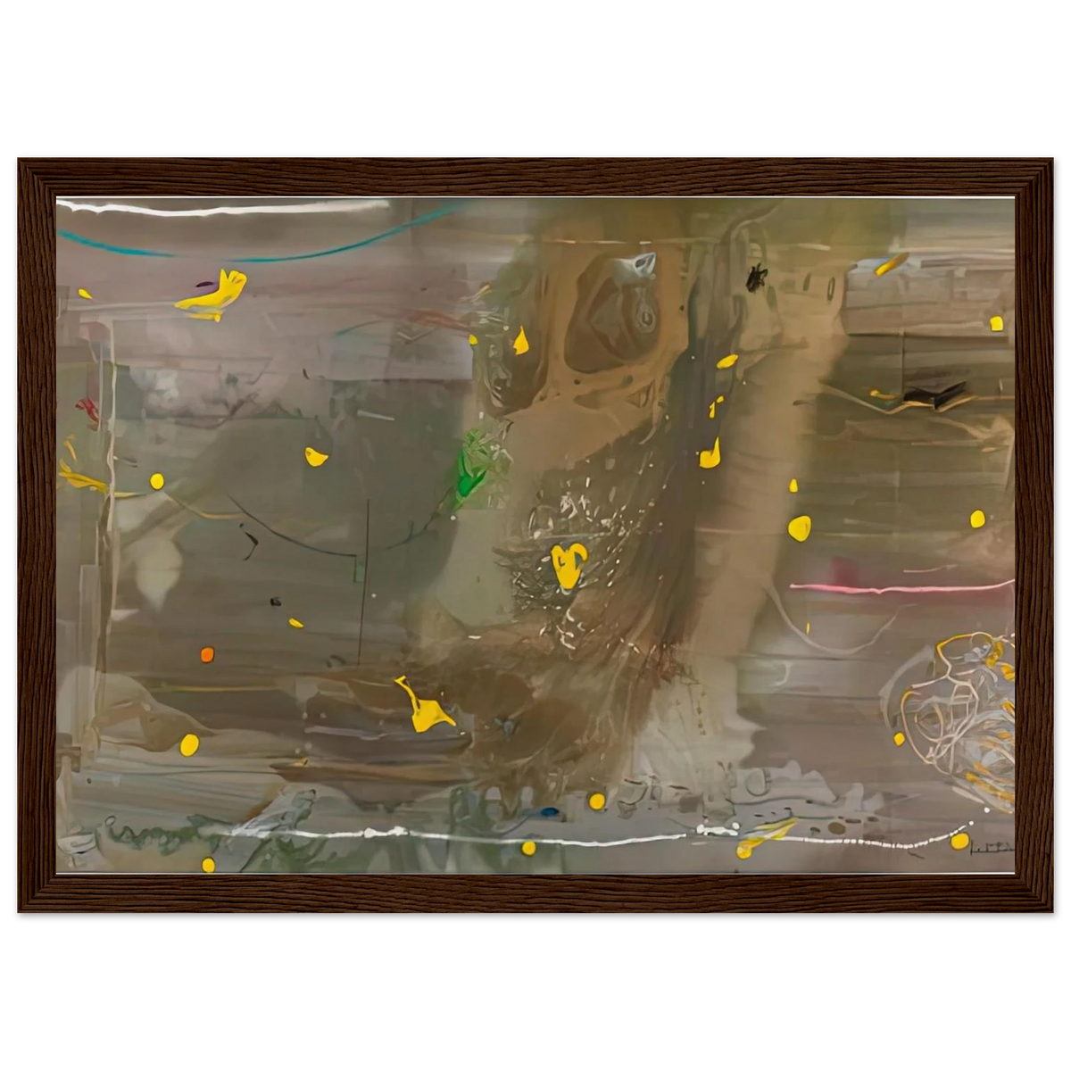 Halley’s Comet, 1985- Framed Poster | Helen Frankenthaler Framed Prints Wall Art | Frankenthaler Helen
