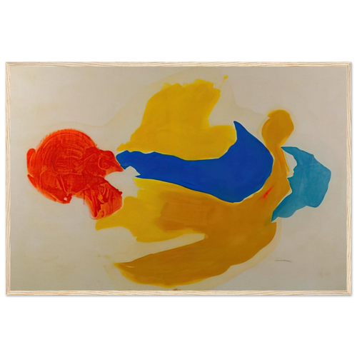Blue Jay - 1963  United States Framed Poster | Helen Frankenthaler Framed Prints Wall Art | Frankenthaler Helen