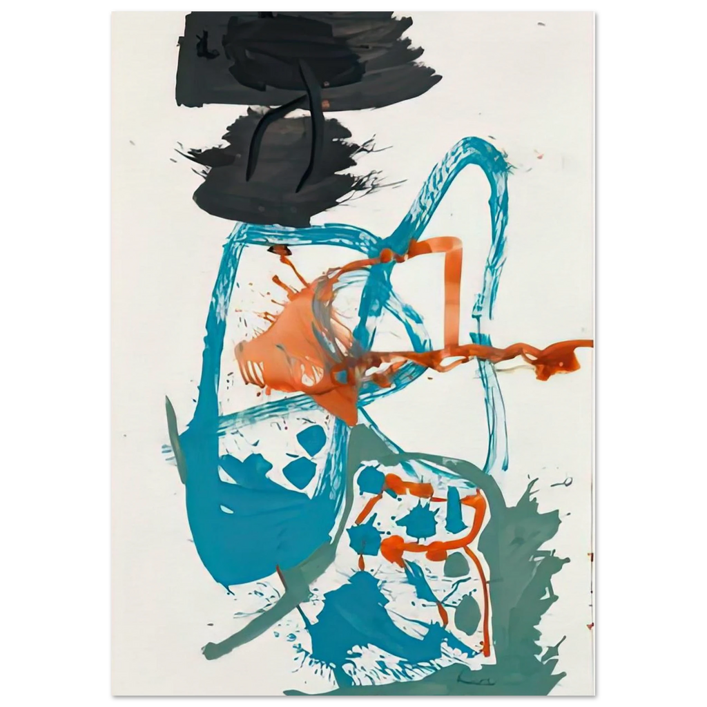 Winter Figure with Black Overhead, 1959- Poster | Helen Frankenthaler Poster | Frankenthaler Helen
