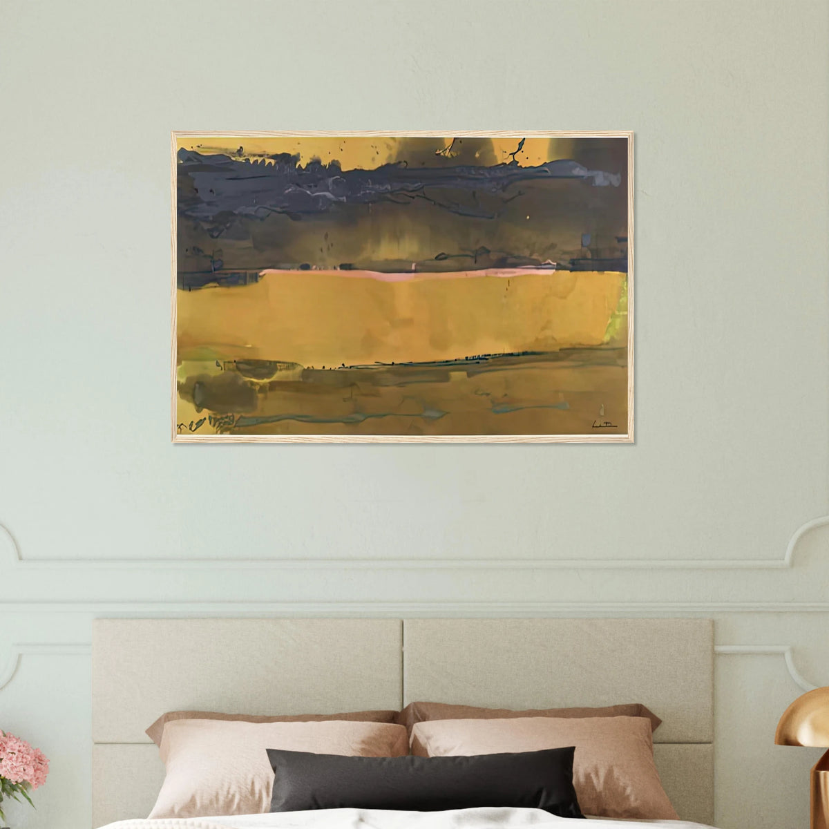 Shippan October, 1981- Framed Poster | Helen Frankenthaler Framed Prints Wall Art | Frankenthaler Helen